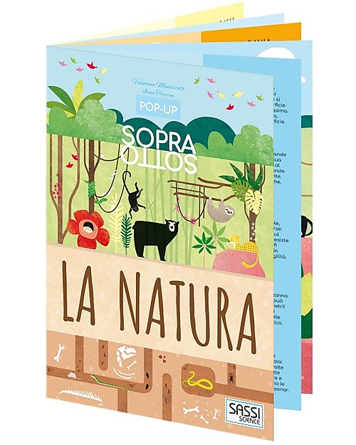 Sassi Junior Libri Pop-Up Sopra e Sotto - dai 6 anni - La Natura unisex ( bambini)
