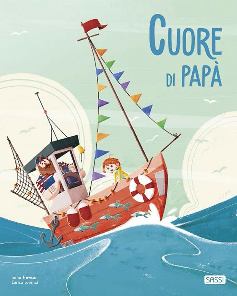 Sassi Junior Libro Illustrato Cuore di Papà - Dai 5 Anni - Il legame  indissolubile tra padre e figli unisex (bambini)
