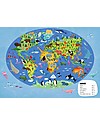 Sassi Junior Puzzle Gigante + Libro, Il Mondo Degli Animali - Da 6 anni in su! Giochi per Inventare Storie