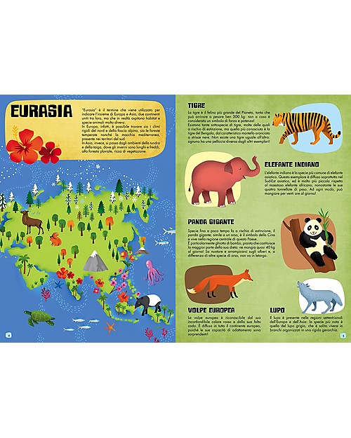 Sassi Junior Puzzle Gigante + Libro, Il Mondo Degli Animali - Da 6 anni in su! Giochi per Inventare Storie