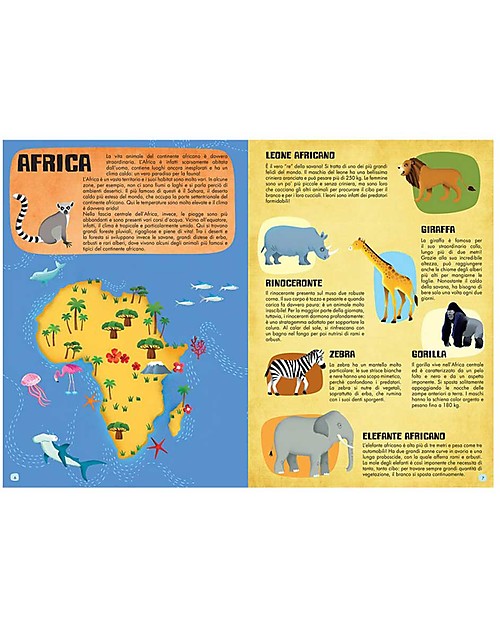 Sassi Junior Puzzle Gigante + Libro Il mondo degli Animali - da 6 Anni in su Libri