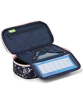 Satch Astuccio a Bauletto - Bloomy Breeze - 22 x 10 x 6 cm - Ecologico e Capiente Astucci per la Scuola