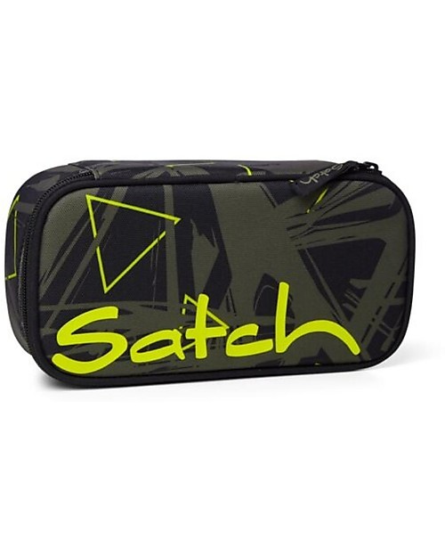 Satch Astuccio a Bauletto - Geo Storm - 22 x 10 x 6 cm - Ecologico e Capiente Astucci per la Scuola