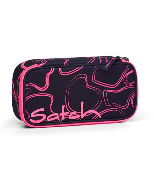 Satch Astuccio a Bauletto - Pink Supreme - 22 x 10 x 6 cm - Ecologico e Capiente Astucci per la Scuola
