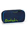Satch Astuccio Rigido - Blue Tech - Blu/Verde - Inclusa Squadra Astucci per la Scuola