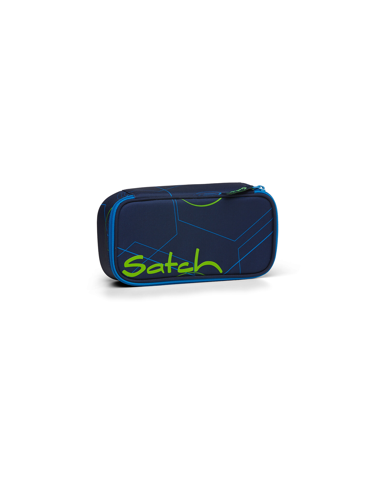 Satch Astuccio Rigido - Blue Tech - Blu/Verde - Inclusa Squadra