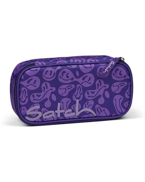 Satch Astuccio Rigido - Bright Faces - Viola- Inclusa Squadra Astucci per la Scuola