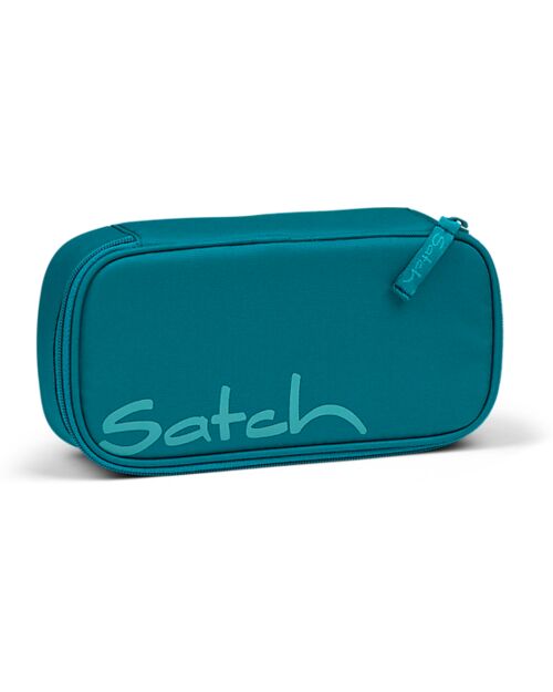 Satch Astuccio Rigido - Deep Petrol - Blu/ Turchese - Inclusa Squadra Astucci per la Scuola