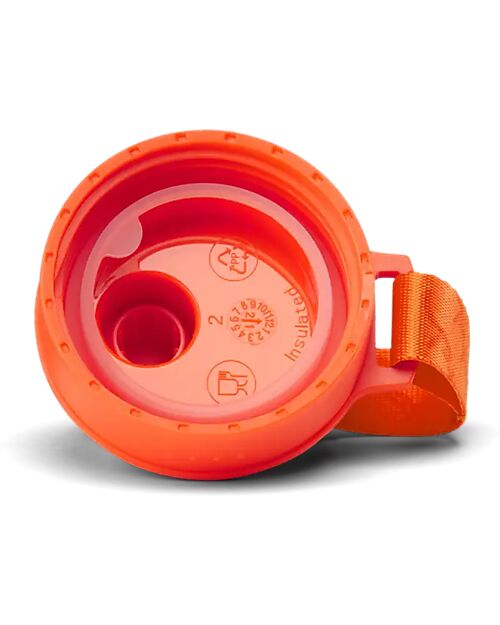 Satch Borraccia con Apertura easy-to-drink - 650 ml - Arancione - Senza BPA Borracce non Termiche