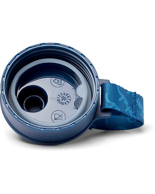 Satch Borraccia con Apertura easy-to-drink - 650 ml - Blu - Senza BPA Borracce non Termiche