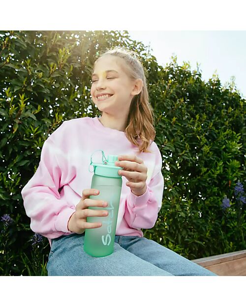Satch Borraccia con Apertura easy-to-drink - 650 ml - Menta - Senza BPA Borracce non Termiche