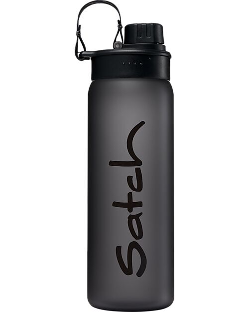 Satch Borraccia con Apertura easy-to-drink - 650 ml - Nero - Senza BPA Borracce non Termiche