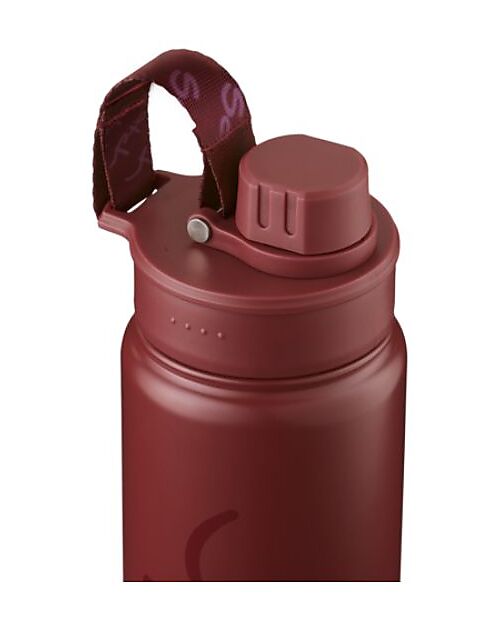 Satch Borraccia in Acciaio Inossidabile con Apertura easy-to-drink - 500 ml - Magenta - Senza BPA Borracce Termiche