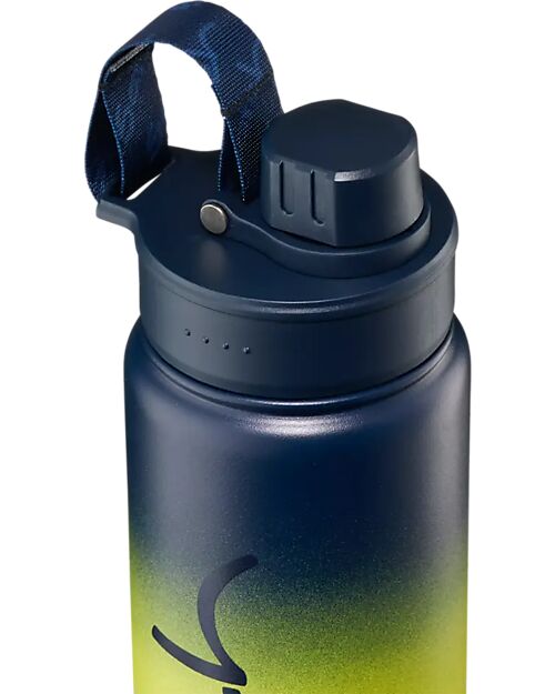 Satch Borraccia Termica con Apertura easy-to-drink - 500 ml - Blue Graffiti - Senza BPA Borracce Termiche