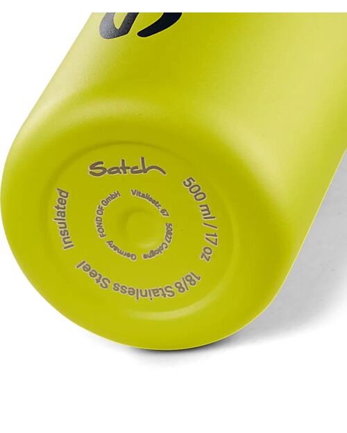 Satch Borraccia Termica con Apertura easy-to-drink - 500 ml - Blue Graffiti - Senza BPA Borracce Termiche