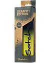 Satch Borraccia Termica con Apertura easy-to-drink - 500 ml - Blue Graffiti - Senza BPA Borracce Termiche