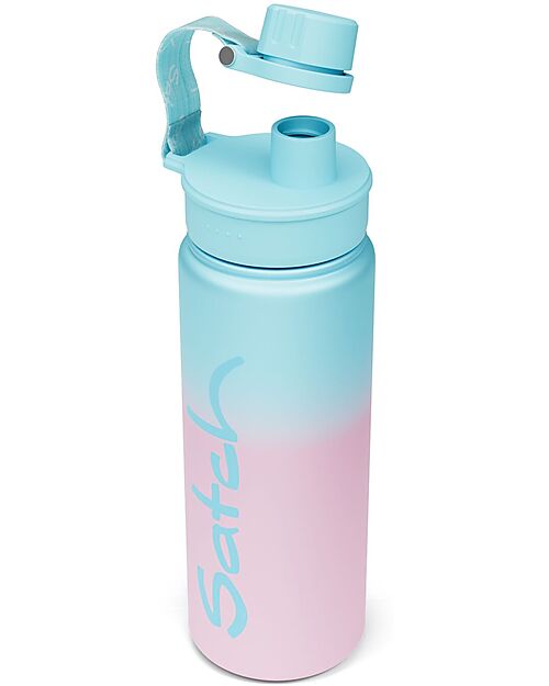Satch Borraccia Termica con Apertura easy-to-drink - 500 ml - Blue Graffiti - Senza BPA Borracce Termiche