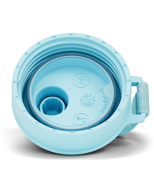 Satch Borraccia Termica con Apertura easy-to-drink - 500 ml - Blue Graffiti - Senza BPA Borracce Termiche