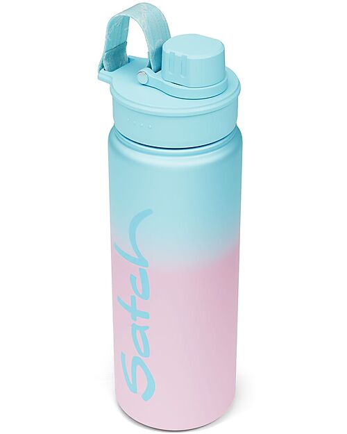 Satch Borraccia Termica con Apertura easy-to-drink - 500 ml - Blue Graffiti - Senza BPA Borracce Termiche