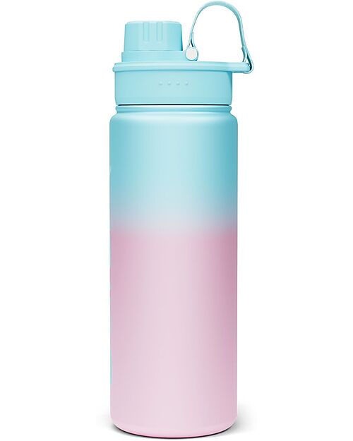 Satch Borraccia Termica con Apertura easy-to-drink - 500 ml - Blue Graffiti - Senza BPA Borracce Termiche