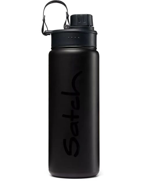 Satch Borraccia Termica con Apertura easy-to-drink - 500 ml - Nero - Senza BPA Borracce Termiche