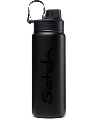 Satch Borraccia Termica con Apertura easy-to-drink - 500 ml - Nero - Senza BPA Borracce Termiche