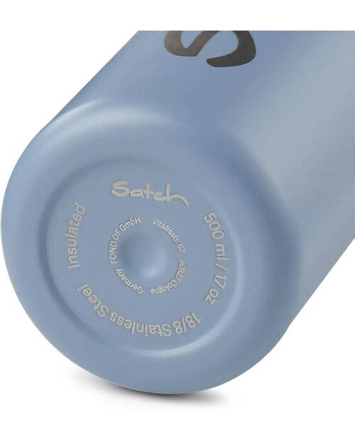 Satch Borraccia Termica con Apertura easy-to-drink - 500 ml - Nordic Ice Blue - Senza BPA Borracce Termiche