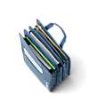 Satch Cartella con Manico Porta Quaderni - Blu - 25 x 38 x 18 cm Zaini Scuola