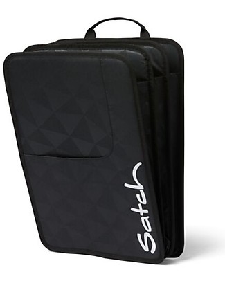 Satch Cartella con Manico Porta Quaderni - Nero - 25 x 38 x 18 cm Zaini Scuola
