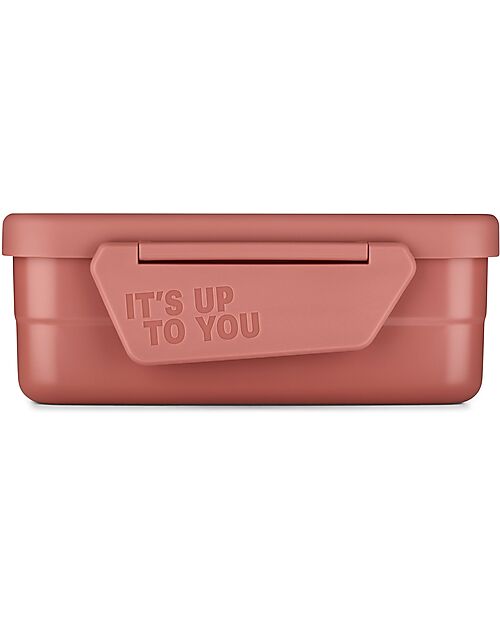 Satch Portapranzo - Nordic Coral - Acciao Inossidabile - 14 x 6,5 x 17 cm Porta Merenda