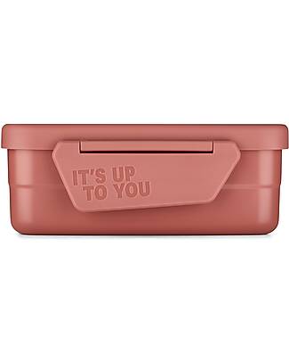 Satch Portapranzo - Nordic Coral - Acciao Inossidabile - 14 x 6,5 x 17 cm Porta Merenda