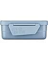 Satch Portapranzo - Nordic Light Blue - Acciao Inossidabile - 14 x 6,5 x 17 cm Porta Merenda