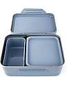 Satch Portapranzo - Nordic Light Blue - Acciao Inossidabile - 14 x 6,5 x 17 cm Porta Merenda