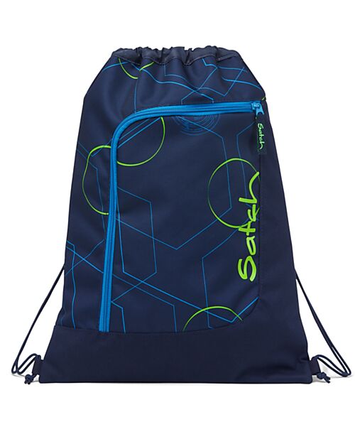 Satch Sacca Sportiva - Blue Tech - Realizzata con Bottiglie Riciclate! Sacche e Borse Sportive