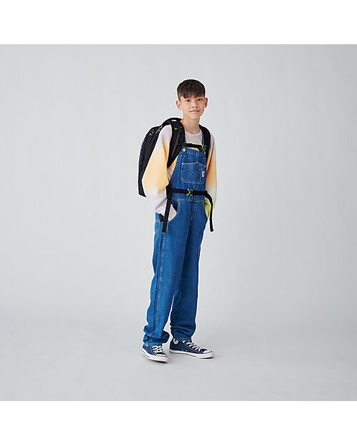 Satch Satch Pack - Dark Skate - 30 x 45 x 22 cm - con Swaps Frontali Zaini Scuola