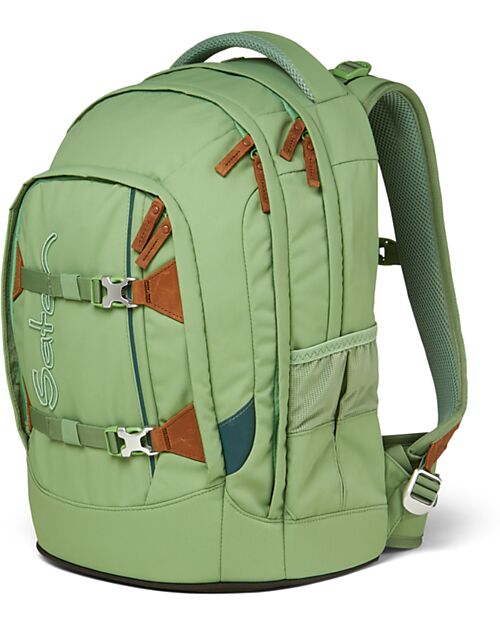 Satch Satch Pack - Nordic Jade Green - 30 x 45 x 22 cm - con Swaps Frontali Zaini Scuola
