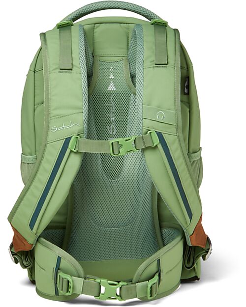 Satch Satch Pack - Nordic Jade Green - 30 x 45 x 22 cm - con Swaps Frontali Zaini Scuola