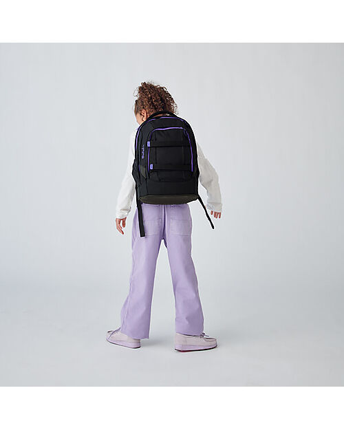 Satch Satch Pack - Purple Phantom - 30 x 45 x 22 cm - con Swaps Frontali Zaini Scuola