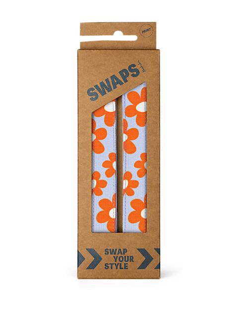 Satch Swap - Retro Flowers - Adatto a tutti i Satch Pack Ready to Swap Zaini Scuola