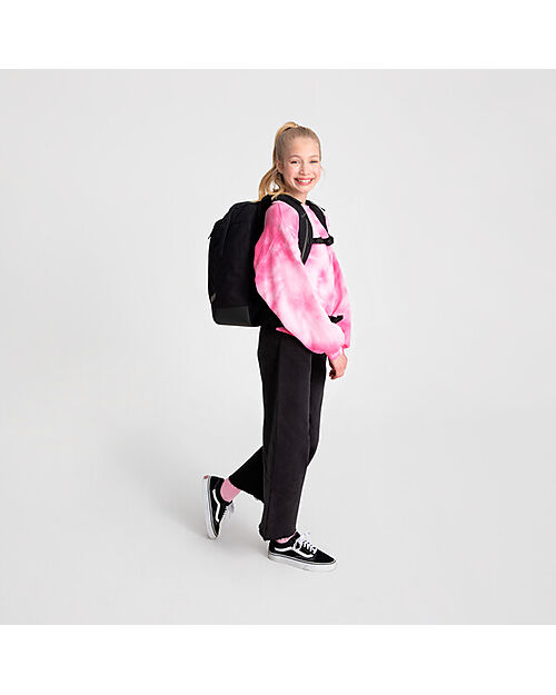 Satch Zaino Ergonomico Air - Blackjack - 28 x 16 x 45 cm - Ecologico e Leggero Zaini Scuola