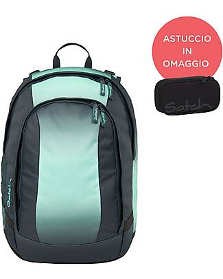 Satch Zaino Ergonomico Air Gradient Mint - Astuccio Omaggio! Zaini Scuola