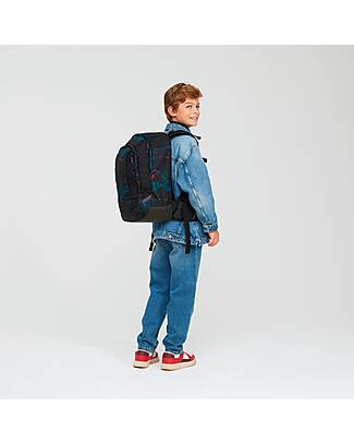 Satch Zaino Ergonomico Air - Night Vision - 28 x 16 x 45 cm - Ecologico e Leggero Zaini Scuola