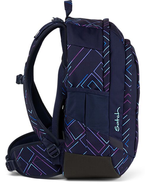 Satch Zaino Ergonomico Air - Purple Laser - 28 x 16 x 45 cm - Ecologico e Leggero Zaini Scuola