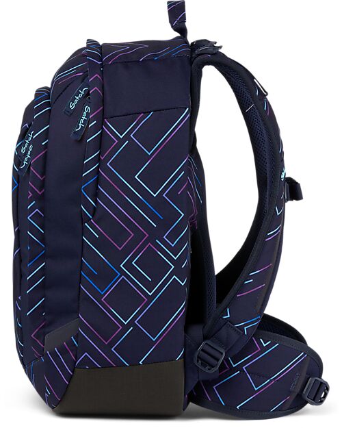 Satch Zaino Ergonomico Air - Purple Laser - 28 x 16 x 45 cm - Ecologico e Leggero Zaini Scuola