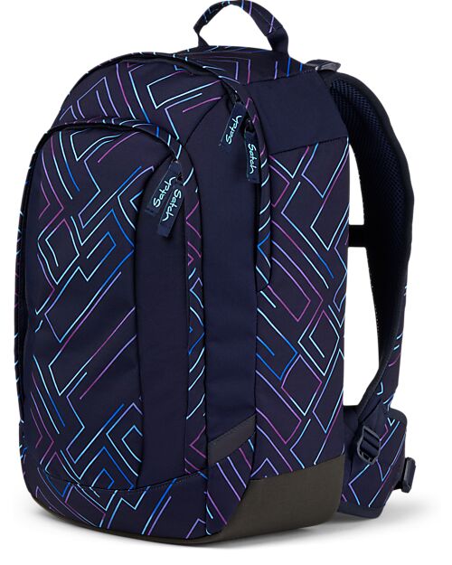 Satch Zaino Ergonomico Air - Purple Laser - 28 x 16 x 45 cm - Ecologico e Leggero Zaini Scuola