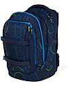 Satch Zaino Ergonomico - Blu Tech - 30 x 45 x 22 cm - Resistente e Idrorepellente Zaini Scuola