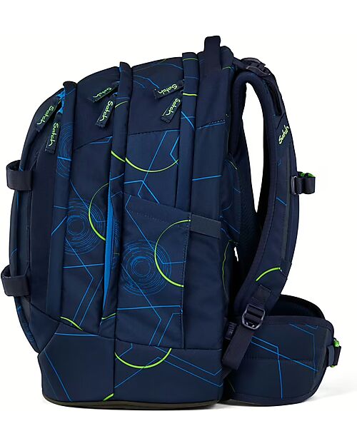 Satch Zaino Ergonomico - Blu Tech - 30 x 45 x 22 cm - Resistente e Idrorepellente Zaini Scuola