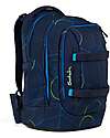 Satch Zaino Ergonomico - Blu Tech - 30 x 45 x 22 cm - Resistente e Idrorepellente Zaini Scuola