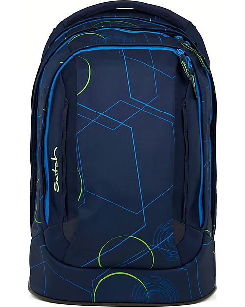 Satch Zaino Ergonomico - Blu Tech - 30 x 45 x 22 cm - Resistente e Idrorepellente Zaini Scuola