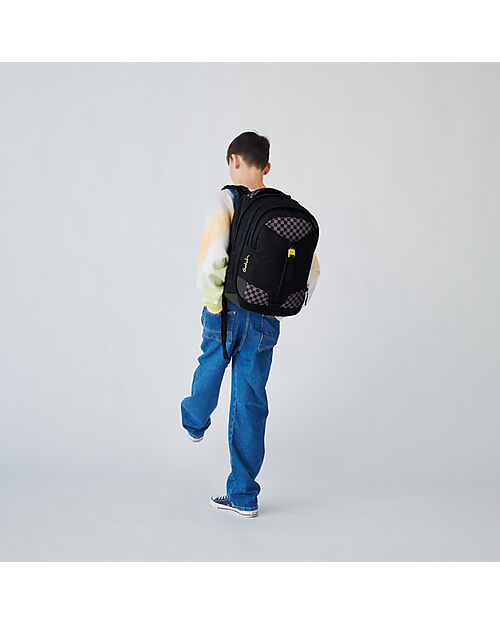 Satch Zaino Ergonomico Match - Dark Skate - 30 x 45 x 20 cm - Extra Tasca Frontale Zaini Scuola